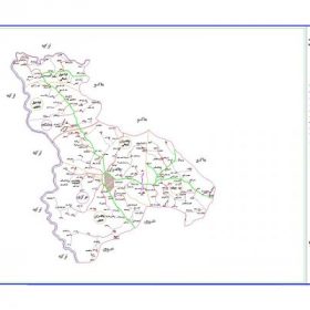 نقشه شهرستان چالدران - آذربایجان غربی - فایل اتوکدی و PDF
