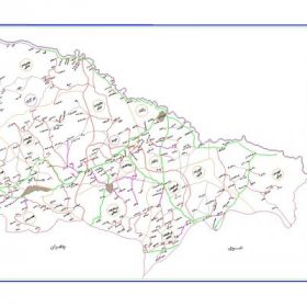 نقشه شهرستان ماکو - آذربایجان غربی - فایل اتوکدی و PDF