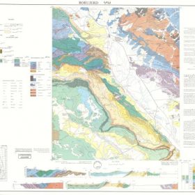 دانلود نقشه زمین شناسی منطقه بروجرد در استان لرستان در قالب فایل PDF