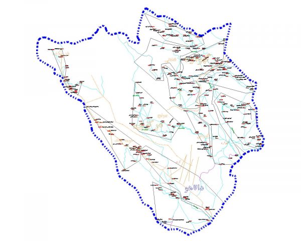 دانلود نقشه اتوکدی شهرستان دالاهو