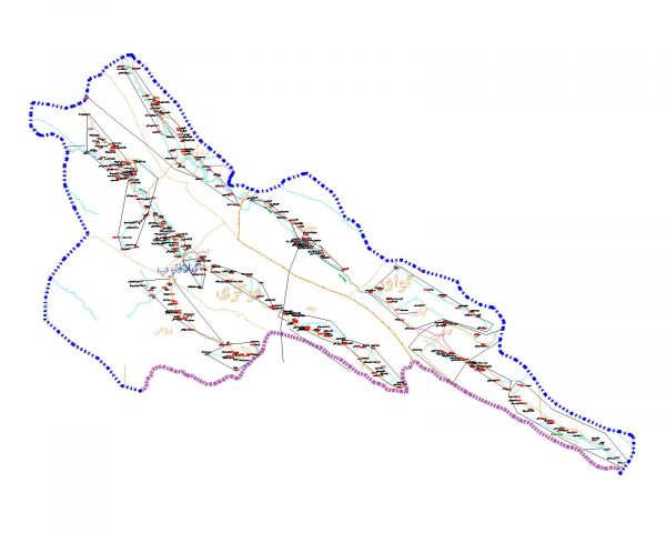 دانلود نقشه اتوکدی شهرستان گیلانغرب