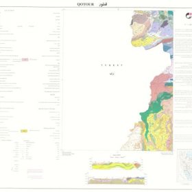 دانلود نقشه زمین شناسی منطقه قطور در استان آذربایجان غربی در قالب فایل PDF