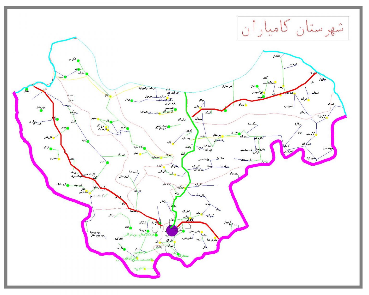 دانلود نقشه اتوکدی شهرستان کامیاران استان کردستان فایل کده فروشگاه