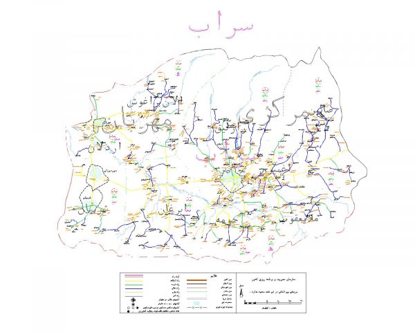 دانلود نقشه اتوکدی شهرستان سراب