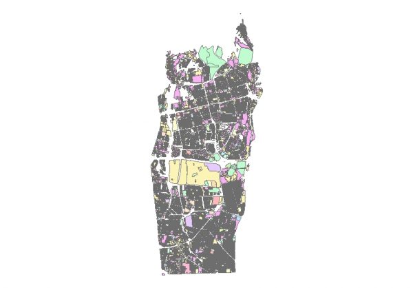 دانلود شیپ فایل GIS کاربری اراضی منطقه دو تهران
