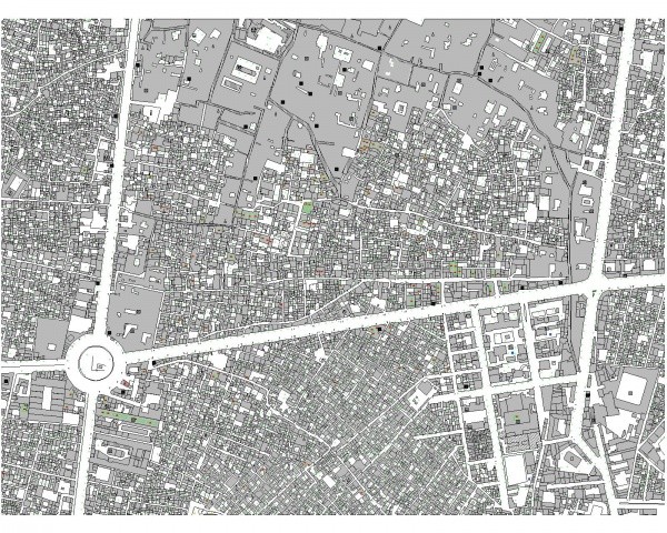 دانلود نقشه اتوکدی منطقه بازار تهران