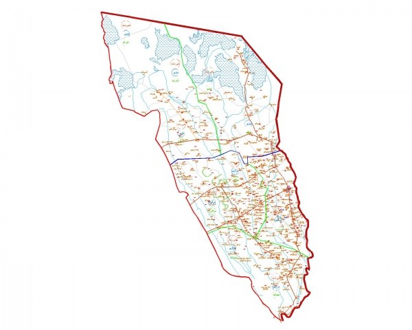 دانلود نقشه اتوکدی شهرستان هیرمند