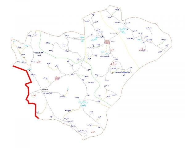 دانلود نقشه اتوکدی شهرستان ایجرود