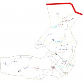 دانلود نقشه اتوکدی شهرستان خرمدره