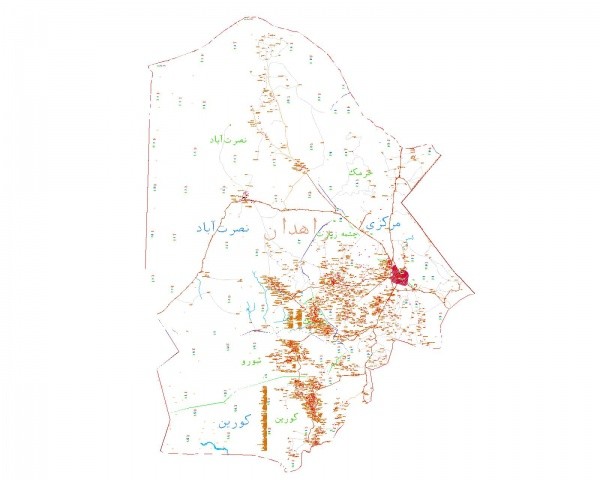 دانلود نقشه اتوکدی شهرستان زاهدان