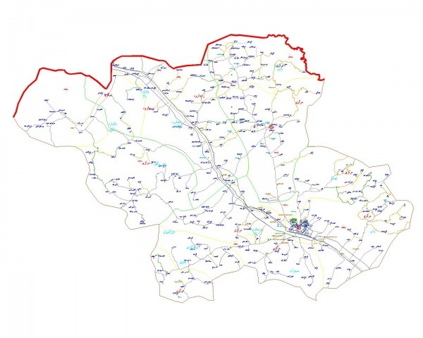 دانلود نقشه اتوکدی شهرستان زنجان