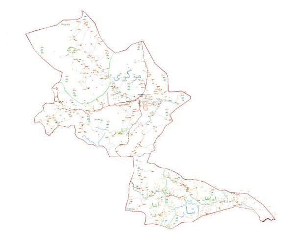 دانلود نقشه اتوکدی شهرستان مهرستان