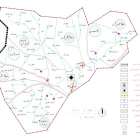 دانلود نقشه اتوکدی شهرستان بهار - استان همدان