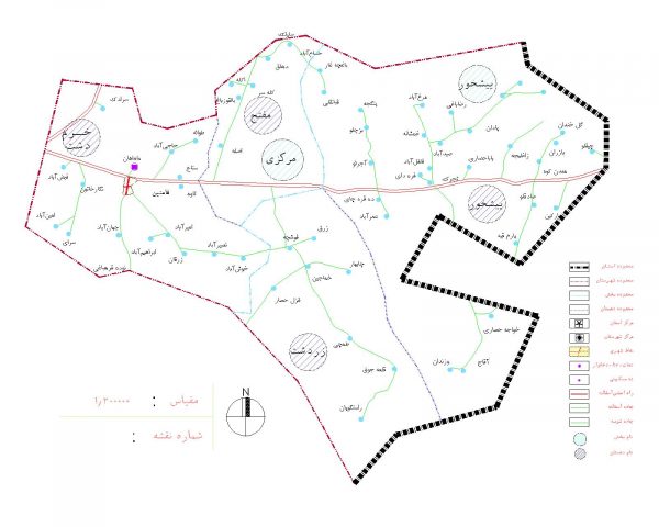 دانلود نقشه اتوکدی شهرستان فامنین - استان همدان