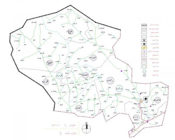 دانلود نقشه اتوکدی شهرستان کبودر آهنگ - استان همدان