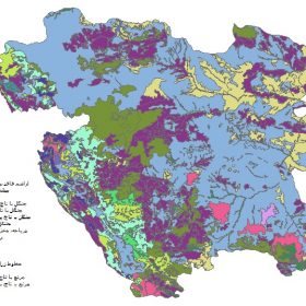 دانلود شیپ فایل GIS کاربری اراضی استان کردستان