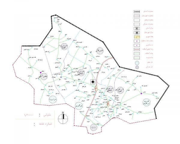 دانلود نقشه اتوکدی شهرستان رزن - استان همدان