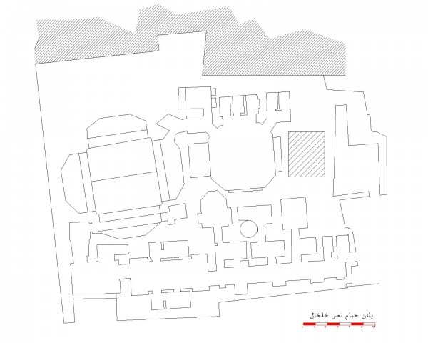 دانلود نقشه اتوکدی حمام تاریخی نصر خلخال - اردبیل