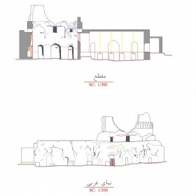 دانلود نقشه اتوکدی مسجد تاریخی جمعه مسجد اردبیل