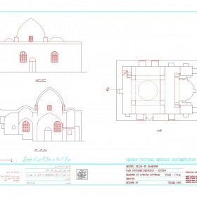 دانلود نقشه اتوکدی کلیسای قدیمی ارامنه اردبیل