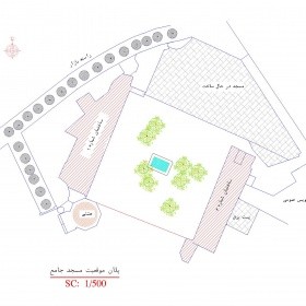 دانلود نقشه اتوکدی مسجد جامع بازار اردبیل
