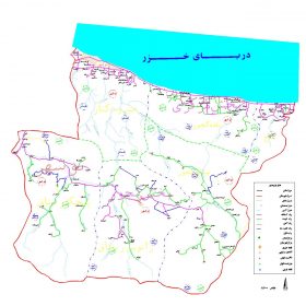 دانلود نقشه اتوکدی شهرستان نوشهر - استان مازندران