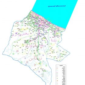 دانلود نقشه اتوکدی شهرستان تنکابن - استان مازندران