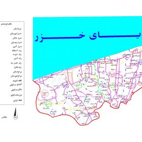 دانلود نقشه اتوکدی شهرستان محمود آباد - استان مازندران