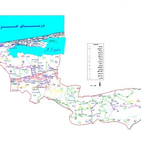 دانلود نقشه اتوکدی شهرستان بهشهر - استان مازندران