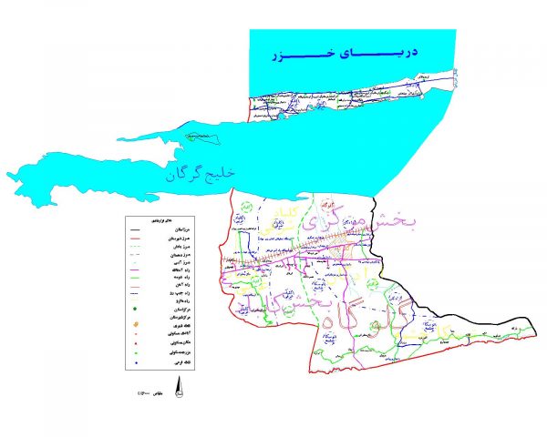 دانلود نقشه اتوکدی شهرستان گلوگاه - استان مازندران