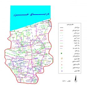 دانلود نقشه اتوکدی شهرستان جویبار - استان مازندران