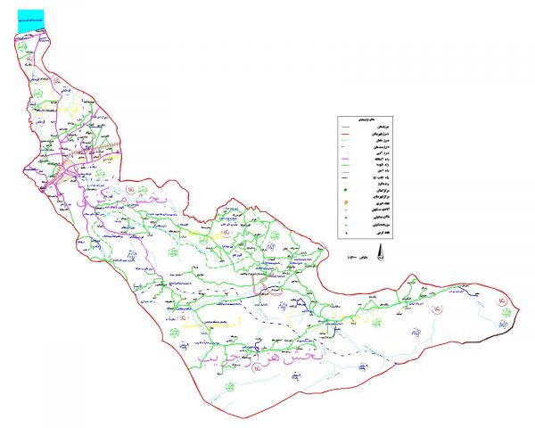 دانلود نقشه اتوکدی شهرستان نکا - استان مازندران