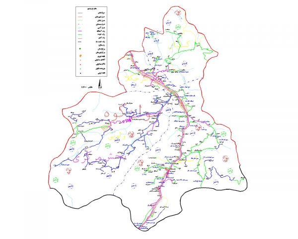 دانلود نقشه اتوکدی شهرستان سوادکوه - استان مازندران