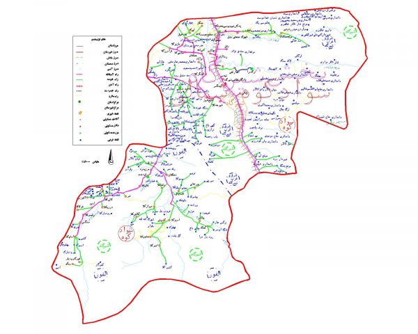 دانلود نقشه اتوکدی شهرستان سوادکوه شمالی - استان مازندران