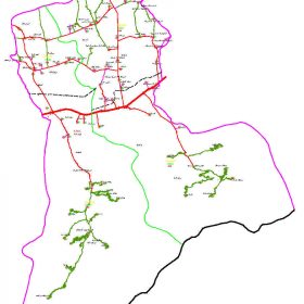 دانلود نقشه اتوکدی شهرستان علی آیاد - استان گلستان