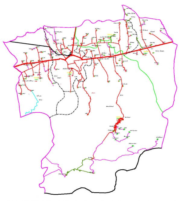 دانلود نقشه اتوکدی شهرستان گرگان - استان گلستان