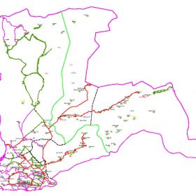 دانلود نقشه اتوکدی شهرستان کلاله - استان گلستان