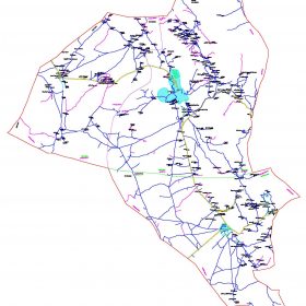 دانلود نقشه اتوکدی شهرستان کوهبنان - استان کرمان