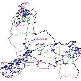 دانلود نقشه اتوکدی شهرستان میامی - استان سمنان
