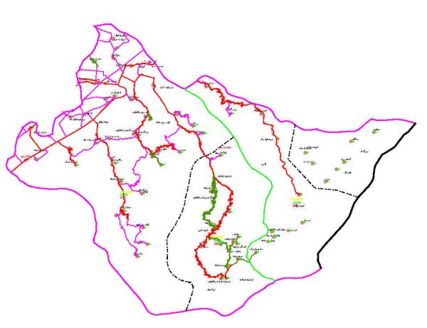 دانلود نقشه اتوکدی شهرستان مینودشت - استان گلستان