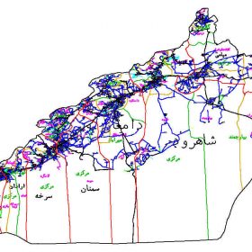 دانلود نقشه اتوکدی استان سمنان - کلیه شهرستانها