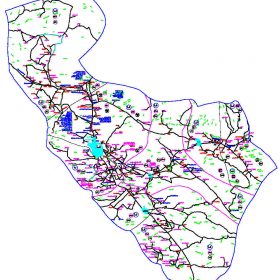 دانلود نقشه اتوکدی شهرستان فسا - استان فارس