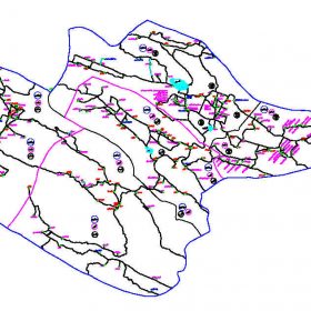 دانلود نقشه اتوکدی شهرستان قیروکارزین - استان فارس