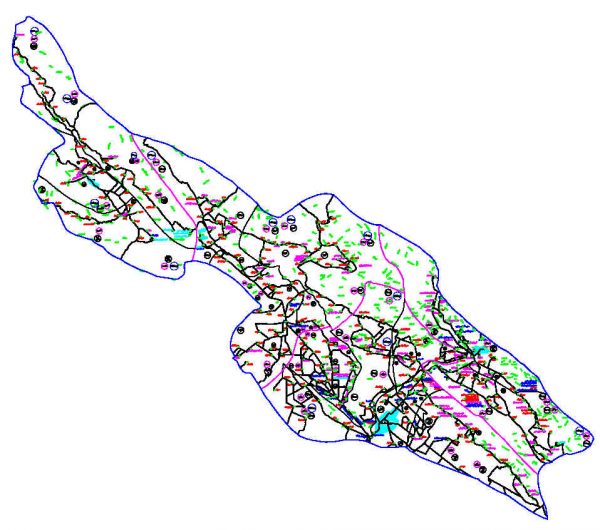 دانلود نقشه اتوکدی شهرستان مرودشت - استان فارس