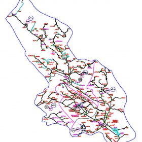 دانلود نقشه اتوکدی شهرستان رستم - استان فارس