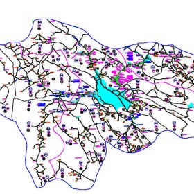 دانلود نقشه اتوکدی شهرستان شیراز - استان فارس