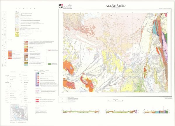 دانلود نقشه زمین شناسی منطقه الله آباد - سیستان و بلوچستان