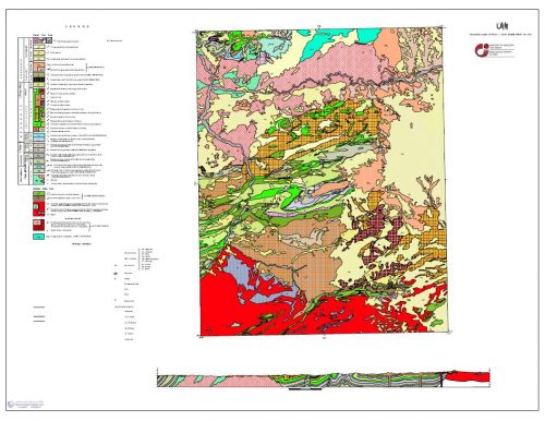 دانلود نقشه زمین شناسی منطقه چاپان - استان کردستان