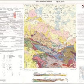 نقشه زمین شناسی دانسفهان - قزوین - دانلود نقشه زمین شناسی خیارج
