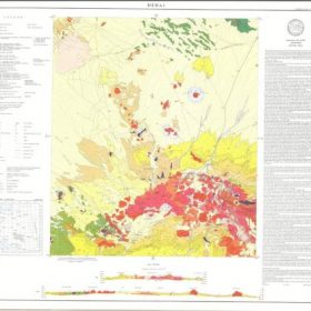 نقشه زمین شناسی دهاج - کرمان - دانلود نقشه زمین شناسی